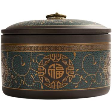 Imagem de 13 cm Tradition Purple Clay Tea Caddy Sealed Storage Tea Lans Chinese Household Tea Jar