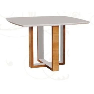 Imagem de Mesa de Jantar Moderna Laqueada - Atlas-1,2x1,2m - Art Salas