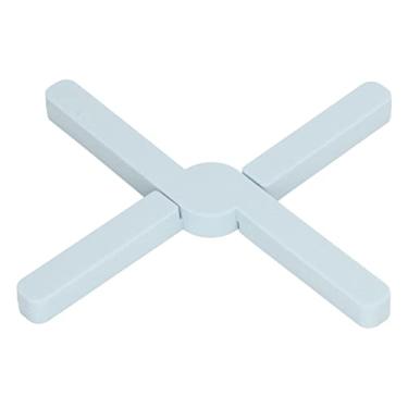 Imagem de Trivet, tripé Dobrável de Silicone de Qualidade Alimentar Antiderrapante para Cozinhar (Azul)