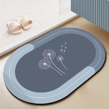 Imagem de GROWBY Tapete de banho super absorvente tapete de banheiro tapetes laváveis capachos banheira lado chuveiro antiderrapante, 79,4,40x60cm s