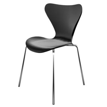 Imagem de Cadeira para Sala de Jantar Jacobsen PP Preto