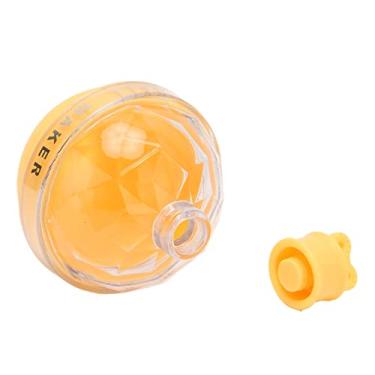 Imagem de Molde de bola de gelo, fundo macio, forma fofa, forma redonda, formas de gelo, bandejas de cubos de gelo para vinho, café, frutas, chá, leite (amarelo)