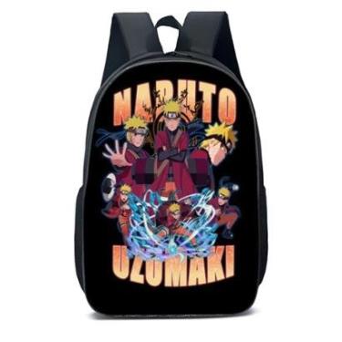 Imagem de MOCHILA ESCOLA INFANTIL JUVENIL ANIME NARUTO UZUMAKI-Unissex