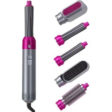 Imagem de Escova Modeladora Alisadora 5 em 1 (220V) - Secador 5 em 1-220V - Ar Quente