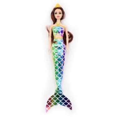 Imagem de Dream Doll Boneca Sereia - Fashion Doll Colorida - Candide