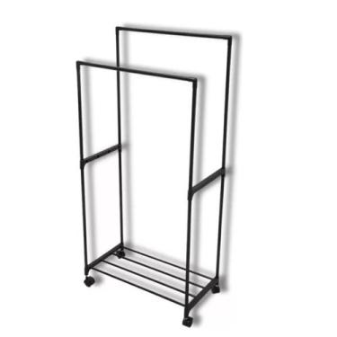 Imagem de Cabideiro Dupla Araras Closet 5kg Slim Organizador - MK