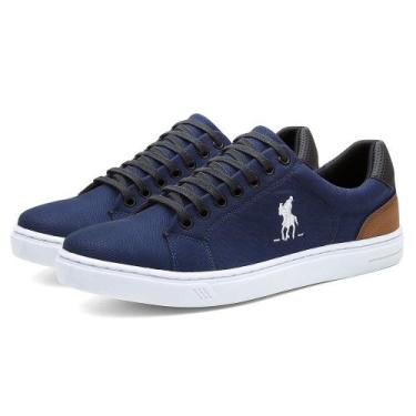 Imagem de Sapatênis Casual Basico Ec Shoes Detalhado com Cadarço e Sola Reta Cos