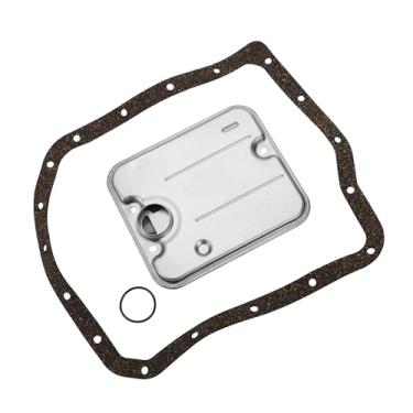 Imagem de Motoforti Kit de filtro de transmissão automática Conjunto de filtro de óleo para Lexus RX300 1999 Cortiça de metal com junta Nº 3533021011 Tom prateado