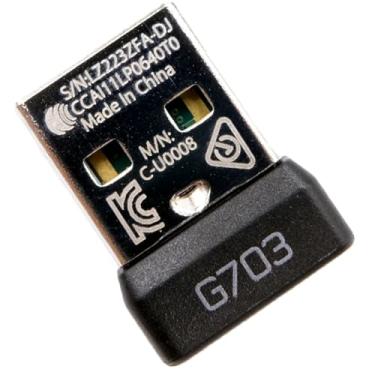 Imagem de NoirVogel Novo adaptador de receptor de mouse Dongle USB de substituição para mouse gamer sem fio Logitech G703 Lightspeed