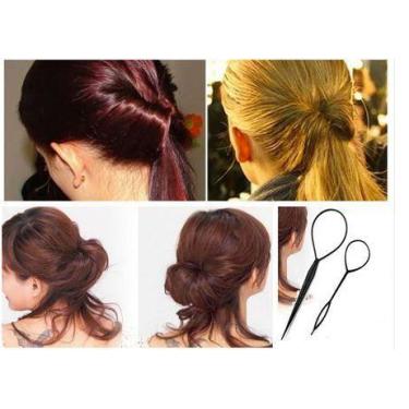 Imagem de Kit de acessórios para fazer penteados rápido coque trança fácil - Hai