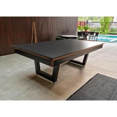 Imagem de Mesa de Sinuca/Bilhar com Tampo de Jantar - 2,20x1,20 - Nelson Bilhare