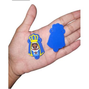 Imagem de 10 Cruz 10 Entremeio Nossa Senhora Aparecida Baby Borracha - caf