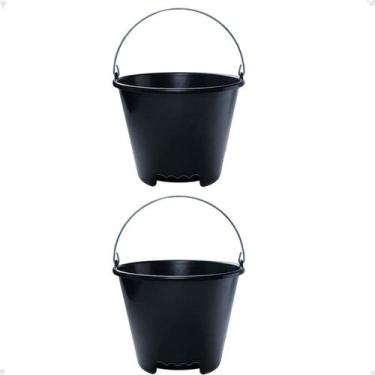 Imagem de Kit 2 Balde Especial para Transporte Plástico 12L Resistente - Arqplas