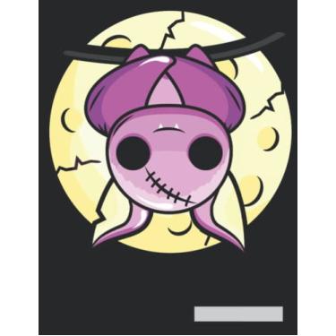 Imagem de Cornell Notes Notebook: College Ruled Note Taking System For Students with Example | Pastel Goth Kawaii Bat