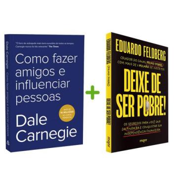 Imagem de Kit 2livros, Como Fazer Amigos e Influenciar Pessoas + Deixe de Ser Po