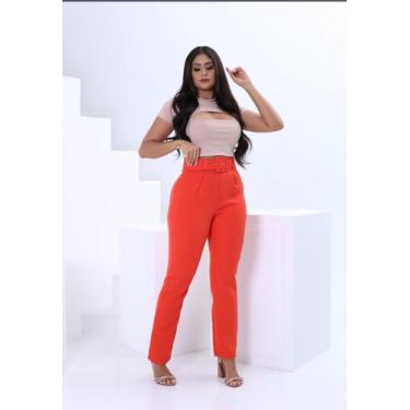 Imagem de Calça de Alfaiataria  Tradicional Tendência /Social /Feminina/ - Nanda