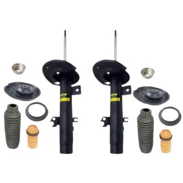 Imagem de PAR AMORTECEDOR DIANTEIRO E KITS BATENTE COIFA E COXIM 2008 2015 A 2023 208 C3 2013 A 2019