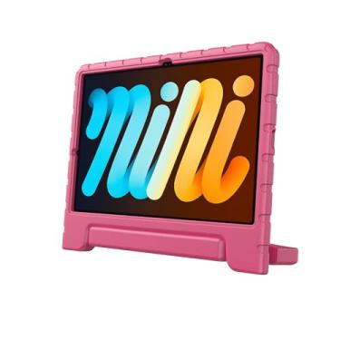 Imagem de Capa para Samsung Galaxy Tab S10 Plus/S9 FE Plus/S9 Plus de 12,4 polegadas com suporte para lápis e alça, capa de tablet de EVA super proteção infantil para Tab S10+/S9 FE+/S9+ 2024/2023 - Rosa