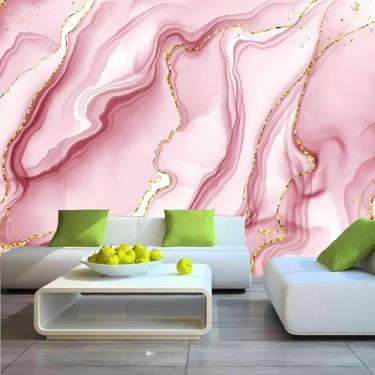 Imagem de Lcythiazole Mural de papel de parede de mármore de tamanho personalizável - mural de papel de parede abstrato, mural de papel de parede de sala de estar, papel de parede de fundo de TV, descasque e