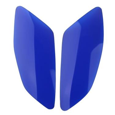 Imagem de FINMOKAL 1 par de protetor de lente de farol azul compatível com Yamaha YZF R6 YZF-R6 2006 2007