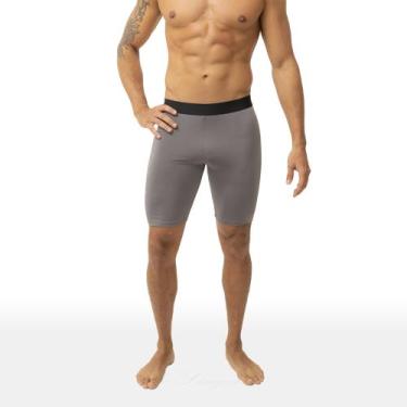 Imagem de Bermuda Térmica Short Segunda Pele Uv 50 Treino Academia - Use.D, Cinz