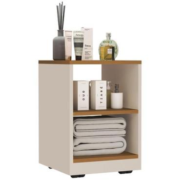 Imagem de Mesa de Cabeceira Mini Cômoda Mesinha Lateral Cama Quarto Nicho Decora