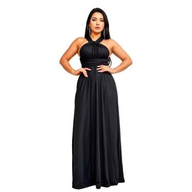 Imagem de Vestido Longo Festa Multiformas Madrinha Casamento Formatura Debutante