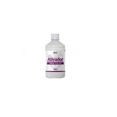 Imagem de Ativador para Cola 500ml Gliart +viscosidade Preparo Slime