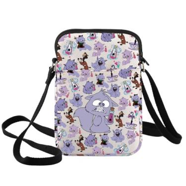 Imagem de BWWKTOP Bolsa tiracolo Yzma Cat Villain Yzma Fans Gift Cat Poison Shoulder Bag Lhama Extract Venison Merch, Yzma Cat Xk-b, Bolsa tiracolo