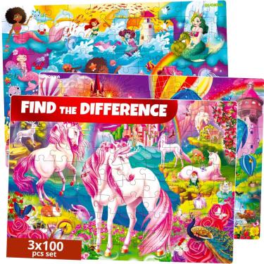 Imagem de Quebra-cabeças quokka 100 peças para crianças de 8 a 10 anos + 4 anos 3XSET