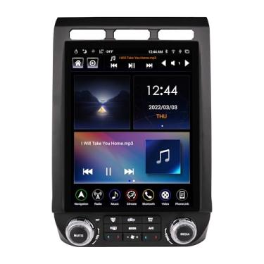 Imagem de Substituição de rádio LINKSWELL Gen 5 para F150 2015-2020 e F250/F350/F450 2017-2022 Android 9.0 Head Unit 12,1 polegadas, estéreo, Bluetooth, navegação GPS CarPlay