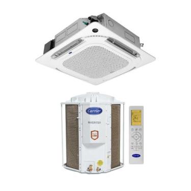 Imagem de Ar Condicionado Split Cassete Inverter Carrier 18000 Btus Frio Connect