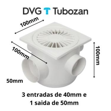 Imagem de Caixa Sifonada 100x100x50mm Tubozan - precon