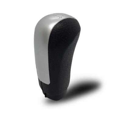 Imagem de Manopla De Câmbio S10 2012 a 2018 Preta 6M Com Tampa Prata