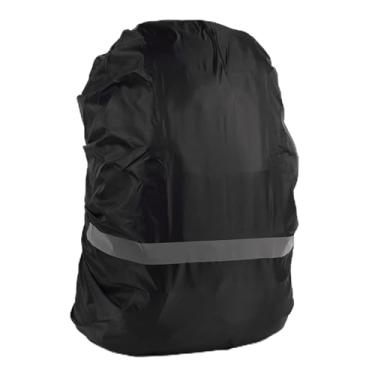 Imagem de Tampa de Chuva de Mochila Com Riscos Refletivos Riscos Mochila Ao Ar Livre Tamore Preto L para 45-55L (XL (para 60-70L))
