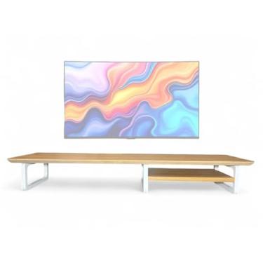 Imagem de Suporte Mesa Monitor Stand Desk 85x22Cm Suporte elevado para Monitor Setup Gamer