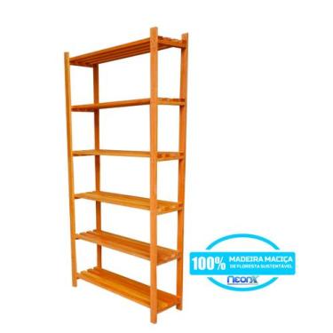 Imagem de Estante Modular 6 Prateleiras Madeira 180x90x29 cm Pintada NeonX, Osmo