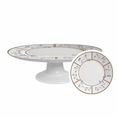 Imagem de Boleira Pequena Heritage 34 cm em Cerâmica Alleanza - Alleanza Cerâmic