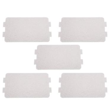 Imagem de Placa de mica de forno de microondas GRCFUMO 5 PCS, folha de placa de mica de forno de microondas, peça de reparo de forno de microondas para secador de cabelo elétrico,