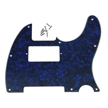 Imagem de KAISH 8 furos Tele Guitar Humbucker Pick Guard TL Pickguard para EUA/México Telecaster/Tele Blue Pearl