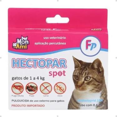 Imagem de MEDICAMENTO CONTRA PULGAS HECTORPAR SPOT GATOS 1 á 4 kg - Mom Ami