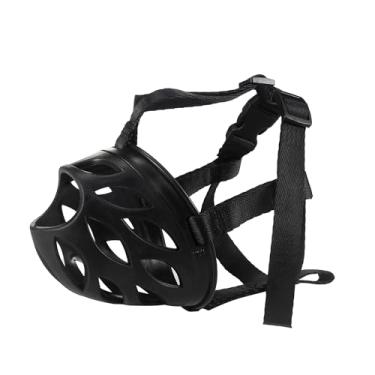 Imagem de Focinheira para Cachorro Ajustável e Confortável Seguro Preto Petting Is Caring (P)