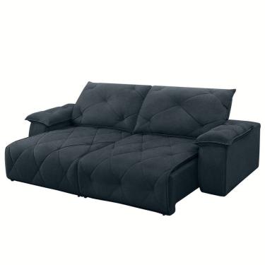 Imagem de Sofá 4 Lugares Retrátil e Reclinável Master Cinza