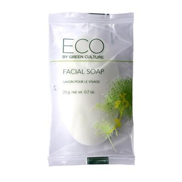 Imagem de Eco by Green Culture Sabonete Facial Spegcfl, Aroma Limpo, Pacote De 0,71 Oz, Caixa Com 100 Unidades
