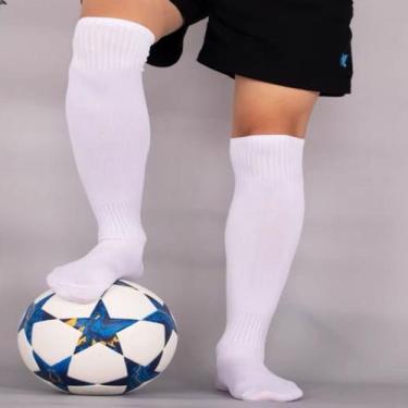 Imagem de 20 Pares Meiao de Futebol Infantil Jogador Profissional Meia de Futebo