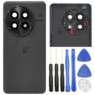 Imagem de Ubrokeifixit Capa de reposição para OnePlus 13 CPH2655 traseira de vidro para OnePlus 13 CPH2655 CPH2653 PJZ110 CPH2649 17.3 cm 2024 (13-Black Eclipse)