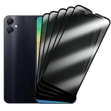 Imagem de Kit 5 Películas de Vidro 3D Privacidade Anti-Spy para Samsung Galaxy A06, Proteção Total da Tela, Anti Impacto