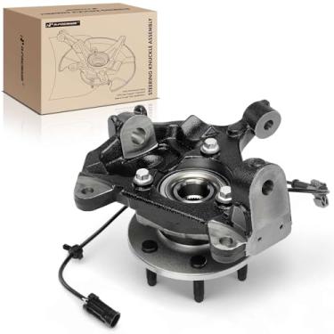 Imagem de A-Premium Junta de direção dianteira direita e conjunto de cubo de rolamento de roda compatível com Chevrolet Silverado 1500 Classic, Tahoe, Suburban 1500 e GMC Sierra 1500 Classic, Yukon XL 1500 e