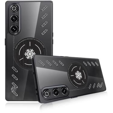 Imagem de NOUKAJU Capa para REDMAGIC 10 Air, capa de telefone de resfriamento, antiqueda, resistente à fricção, proteção abrangente, capa protetora para Nubia Red Magic 10 Air (preto)