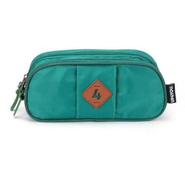 Imagem de Estojo Duplo Tecido Up4You Verde - LUXCEL